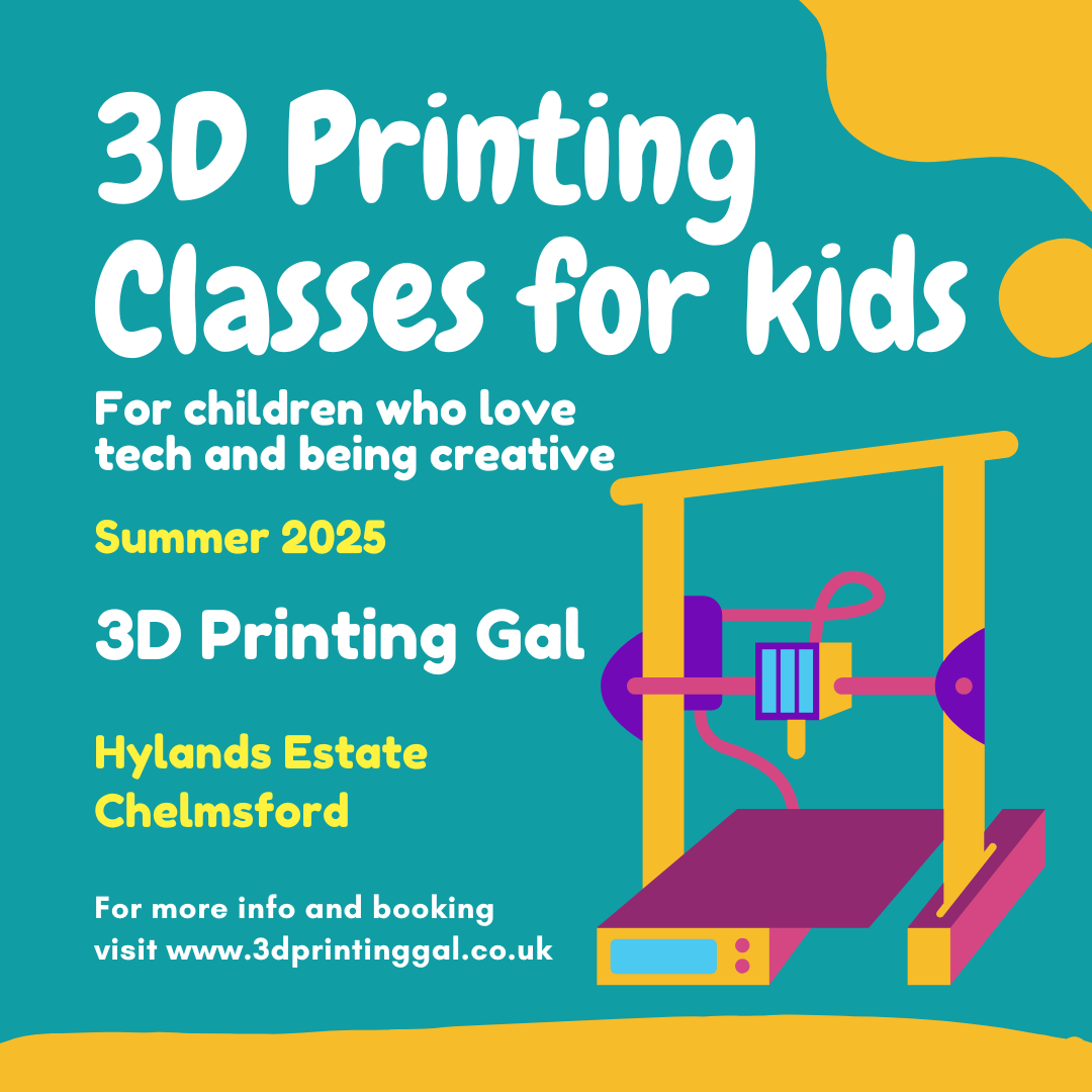 3D Printing Workshop Thurs 21st August 10am-12pm